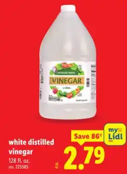 Lidl White distilled vinegar offer