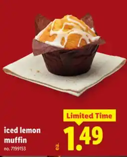 Lidl iced lemon muffin offer