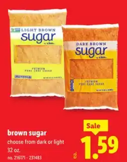 Lidl brown sugar offer