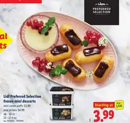 Lidl Lidl Preferred Selection frozen mini desserts offer