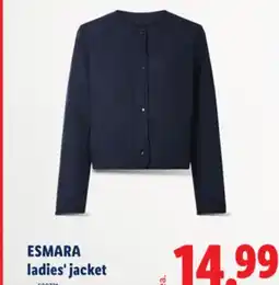 Lidl ESMARA ladies' jacket offer