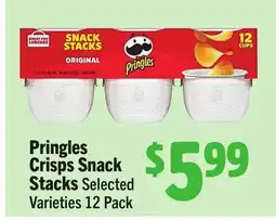 Vallarta Supermarkets Pringles Crisps Snack Stacks offer