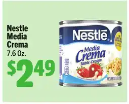 Vallarta Supermarkets Nestle Media Crema offer