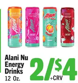 Vallarta Supermarkets Alani Nu Energy Drinks offer