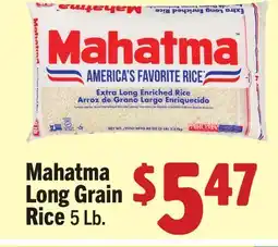 Vallarta Supermarkets Mahatma Long Rice offer
