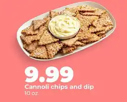 Hy-Vee Cannoli chips and dip offer