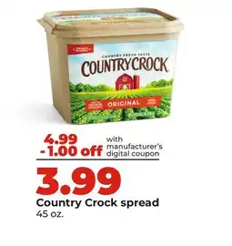 Hy-Vee Country Crock spread offer