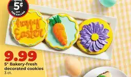 Hy-Vee 5 Bakery-fresh decorated cookies offer