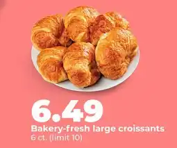 Hy-Vee Bakery-fresh large croissants offer