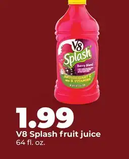 Hy-Vee V8 Splash fruit juice offer