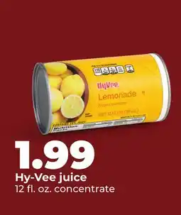 Hy-Vee Hy-Vee juice offer