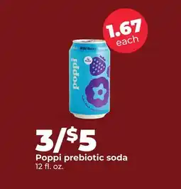 Hy-Vee Poppi prebiotic soda offer