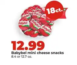 Hy-Vee Babybel mini cheese snacks offer