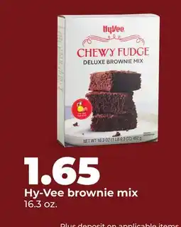 Hy-Vee Hy-Vee brownie mix offer