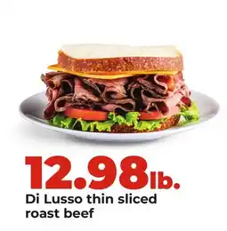 Hy-Vee Di Lusso thin sliced roast beef offer