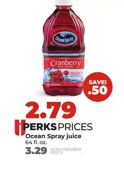 Hy-Vee Ocean Spray juice offer