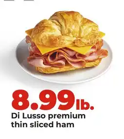 Hy-Vee Di Lusso premium thin sliced ham offer