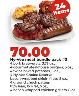 Hy-Vee Hy-Vee meat bundle pack #3 offer