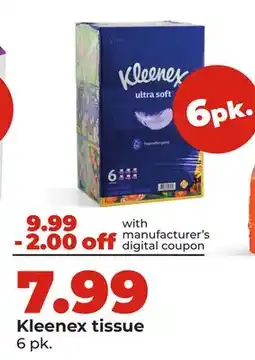 Hy-Vee Kleenex tissue offer