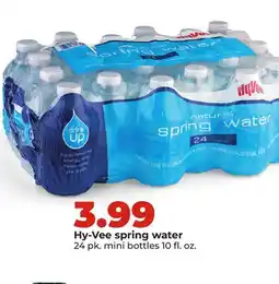 Hy-Vee Hy-Vee spring water offer