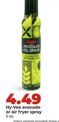 Hy-Vee Hy-Vee avocado or air fryer spray offer