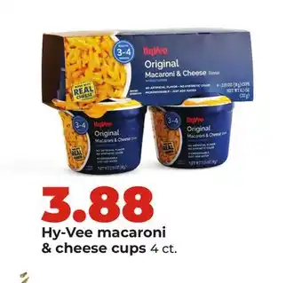 Hy-Vee Hy-Vee macaroni & cheese cups offer