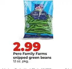 Hy-Vee Pero Family Farms snipped green beans offer