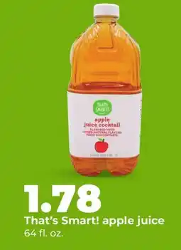 Hy-Vee That's Smart! apple juice offer