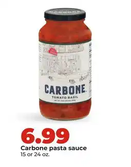 Hy-Vee Carbone pasta sauce offer