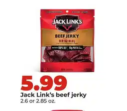 Hy-Vee Jack Link's beef jerky offer