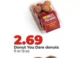 Hy-Vee Donut You Dare donuts offer