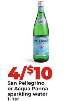 Hy-Vee San Pellegrino or Acqua Panna sparkling water offer