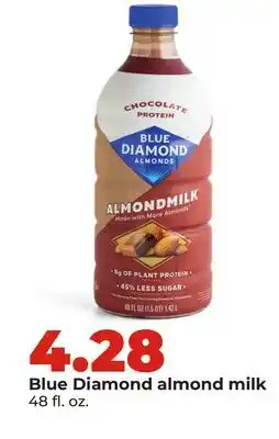 Hy-Vee Blue Diamond almond milk offer