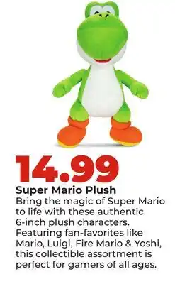 Hy-Vee Super Mario Plush offer
