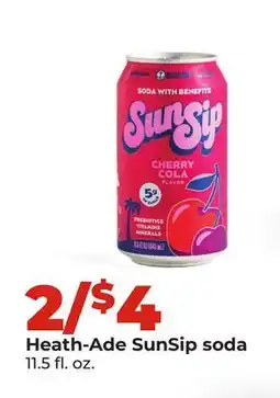Hy-Vee Heath-Ade SunSip soda offer
