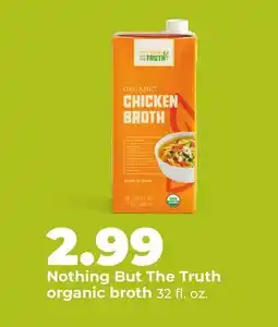 Hy-Vee Nothing But The Truth organic broth offer