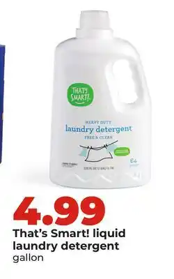 Hy-Vee That's Smart! liquid laundry detergent offer