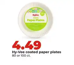 Hy-Vee Hy-Vee coated paper plates offer
