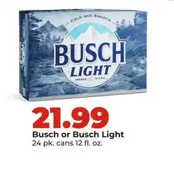 Hy-Vee Busch or Busch Light offer