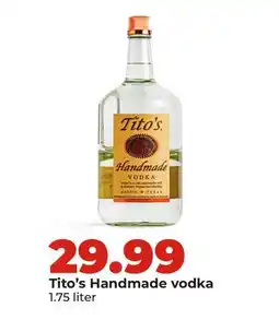 Hy-Vee Tito's Handmade vodka offer