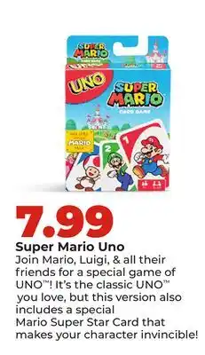 Hy-Vee Super Mario Uno offer