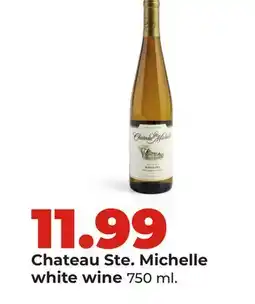 Hy-Vee Chateau Ste. Michelle white wine offer