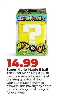 Hy-Vee Super Mario Magic 8 ball offer