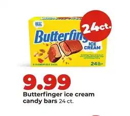 Hy-Vee Butterfinger ice cream candy bars offer