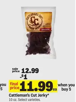 Meijer Cattleman's Cut Jerky offer