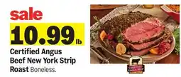 Meijer Certified Angus Beef New York Strip Roast offer