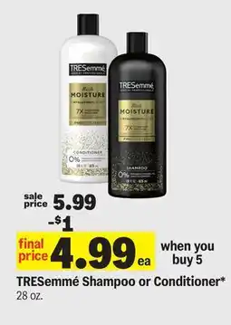 Meijer TRESemmé Shampoo or Conditioner offer