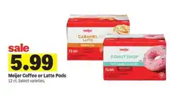 Meijer Meijer Coffee or Latte Pods offer