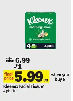 Meijer Kleenex Facial Tissue offer