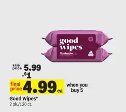 Meijer Good Wipes offer